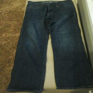 Old Navy straight dark jeans 32 x 32